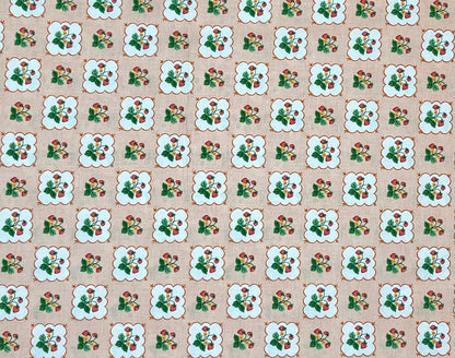 SUMMER STRAWBERRY PICNIC 30'S PRINT