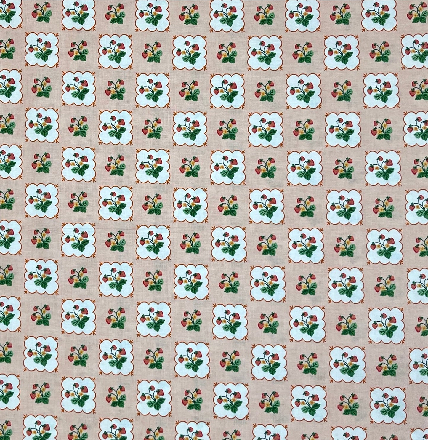 SUMMER STRAWBERRY PICNIC 30'S PRINT