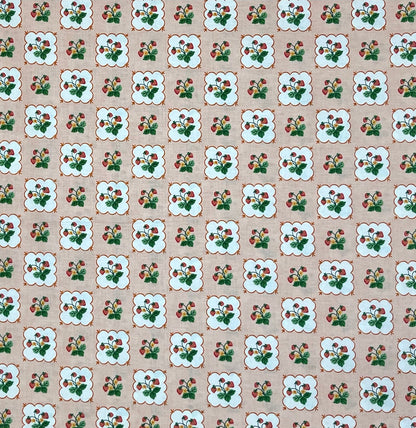 SUMMER STRAWBERRY PICNIC 30'S PRINT