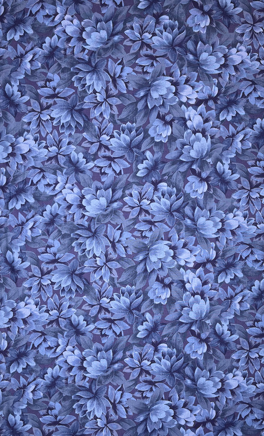 JB902 PERIWINKLE FLORALS