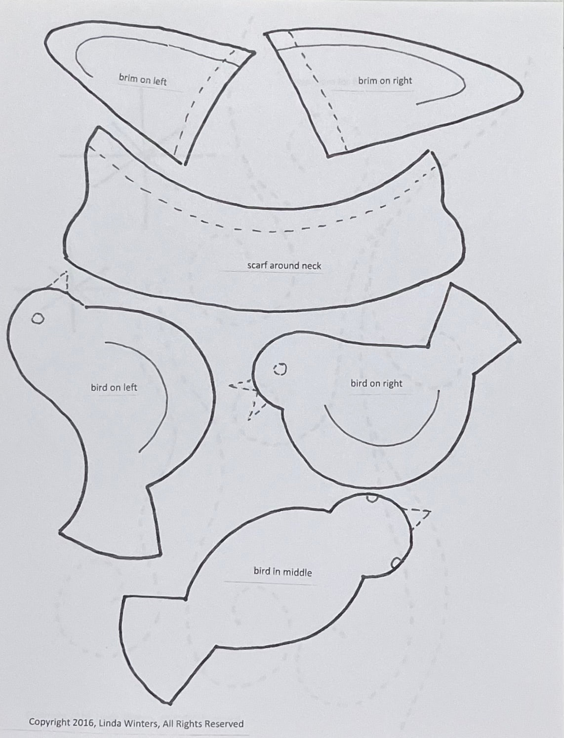 LET IT SNOW PATTERN