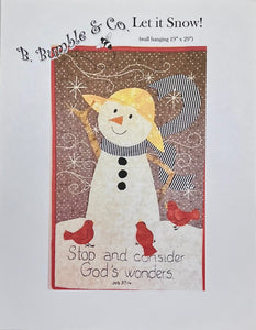 LET IT SNOW PATTERN