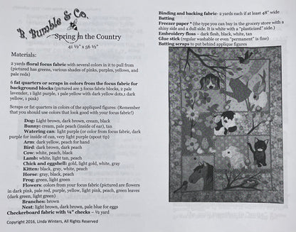 SPRING IN THE COUNTRY PATTERN