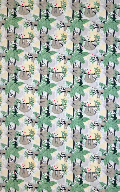 SLOTHS HANGING ON BRANCHES FUN-CD8846 CREAM