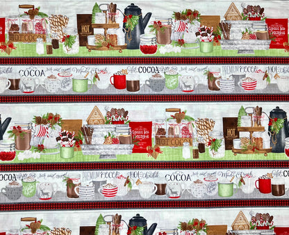 HOT COCOA BAR 27596-197 REPEATING STRIPES BORDER