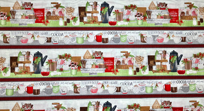 HOT COCOA BAR 27596-197 REPEATING STRIPES BORDER
