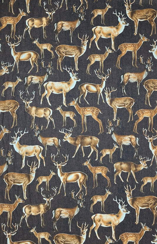 C5507 HERD OF DEER BROWN
