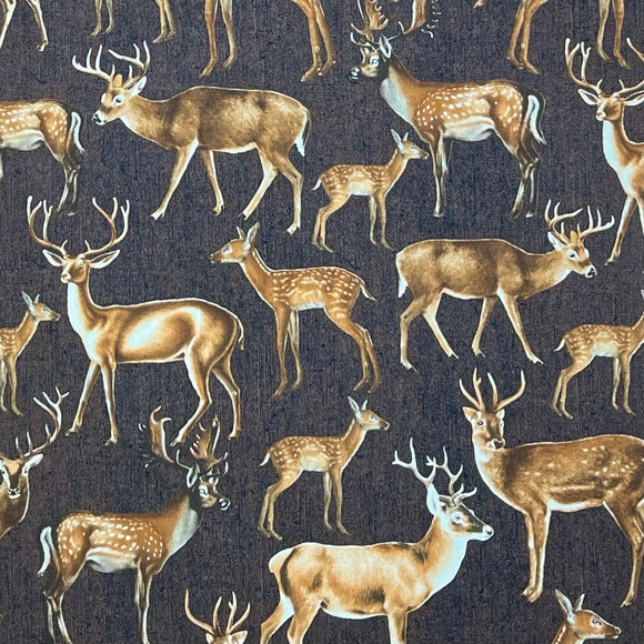 C5507 HERD OF DEER BROWN