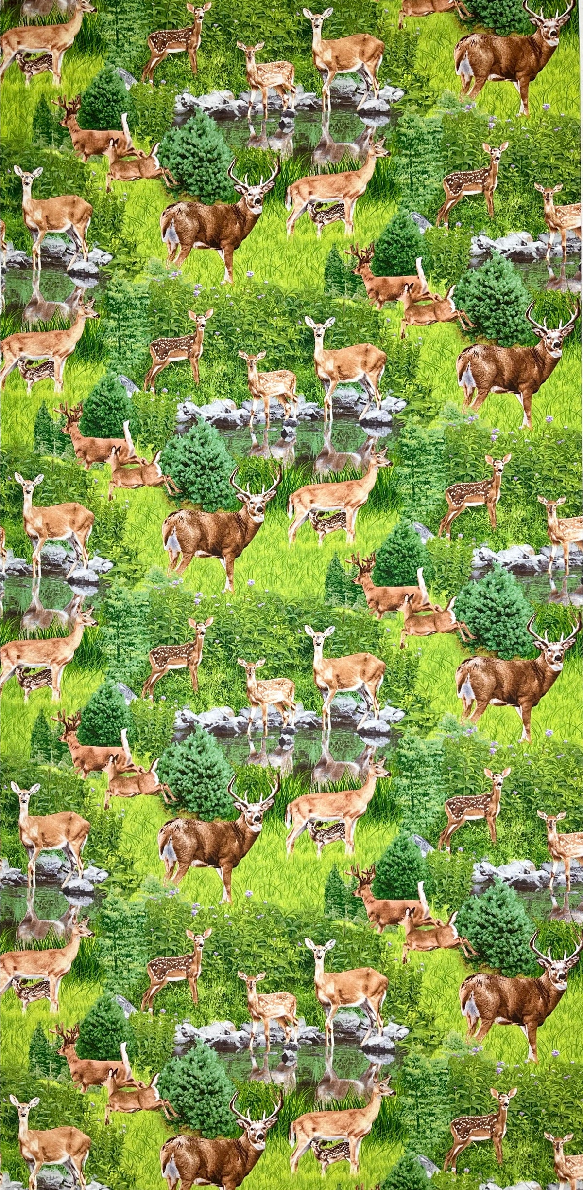 NORTH AMERICAN WILDLIFE DEER 213 GREEN