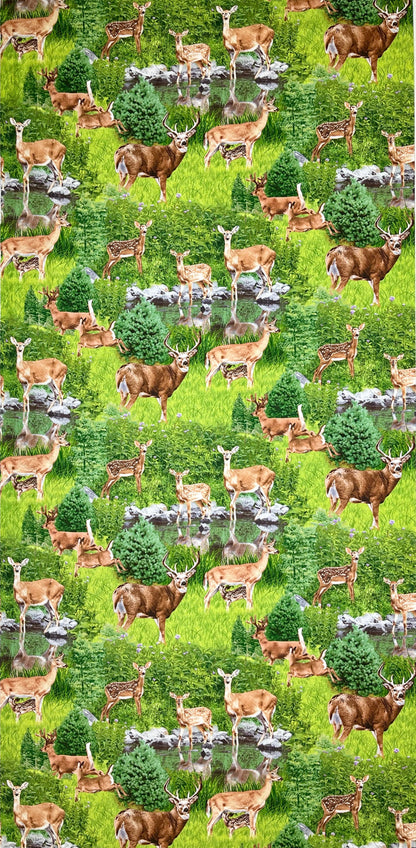 NORTH AMERICAN WILDLIFE DEER 213 GREEN