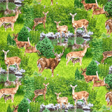 NORTH AMERICAN WILDLIFE DEER 213 GREEN