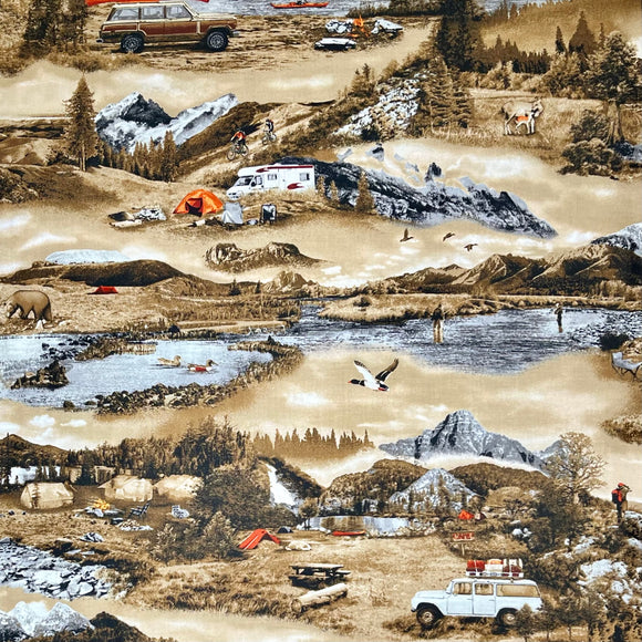 PARKS & RECREATION 3921-39 RV MOUNTAIN SCENE