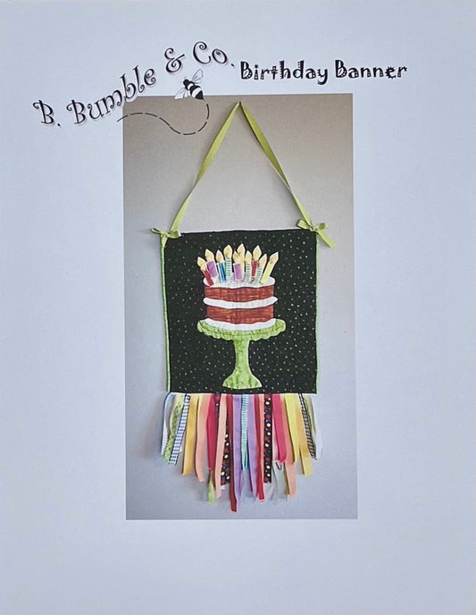 BIRTHDAY BANNER PATTERN