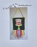 BIRTHDAY BANNER PATTERN