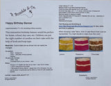 BIRTHDAY BANNER PATTERN