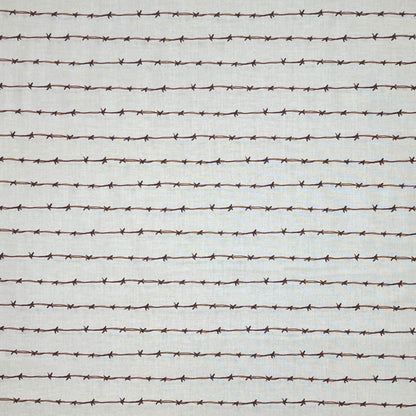 RIDE THE RANGE BARB WIRE C12743 CREAM