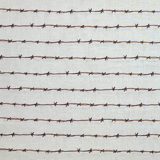 RIDE THE RANGE BARB WIRE C12743 CREAM