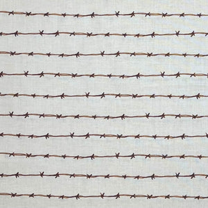 RIDE THE RANGE BARB WIRE C12743 CREAM