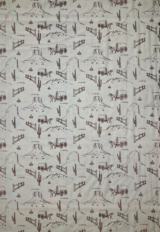 JOHN WAYNE C8572 WESTERN TOILE TAN