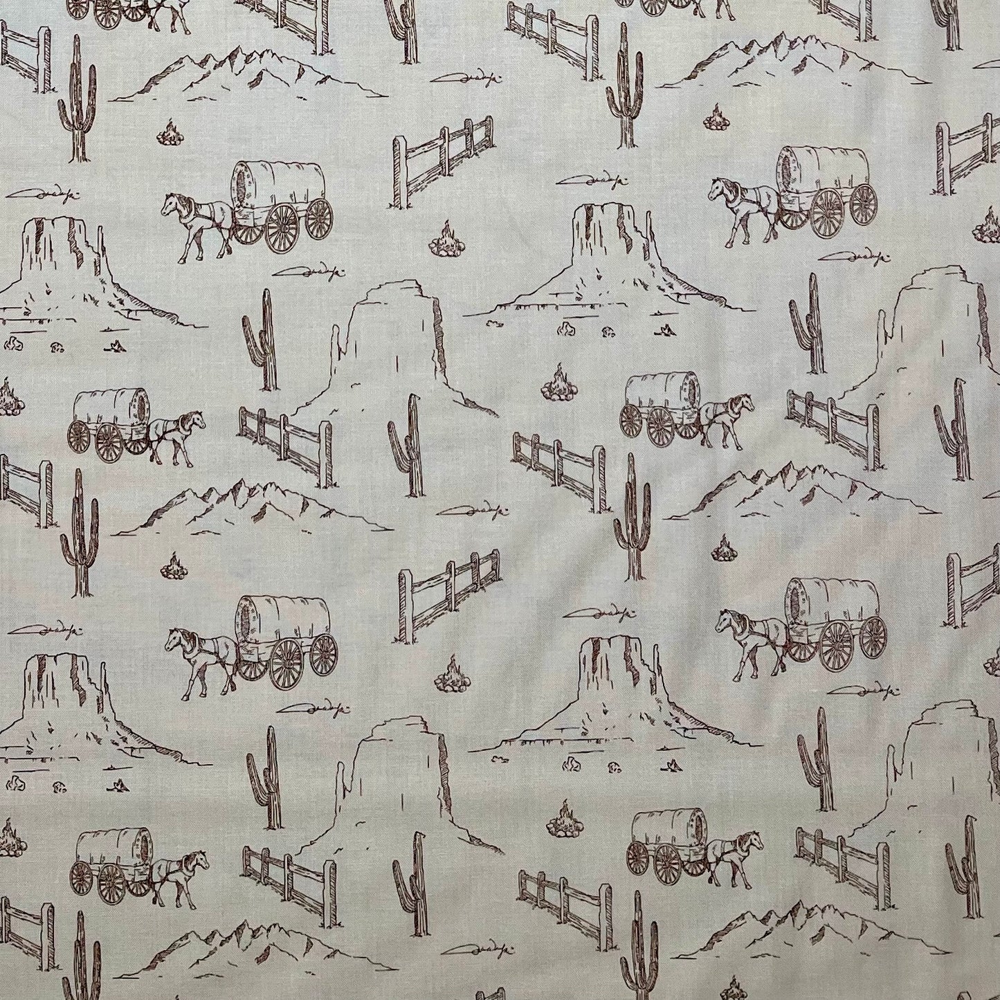 JOHN WAYNE C8572 WESTERN TOILE TAN