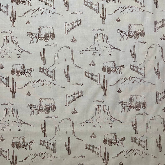 JOHN WAYNE C8572 WESTERN TOILE TAN