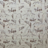 JOHN WAYNE C8572 WESTERN TOILE TAN