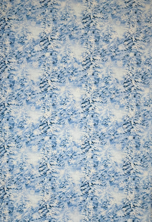 BLUE SNOWY TREES 28217-46