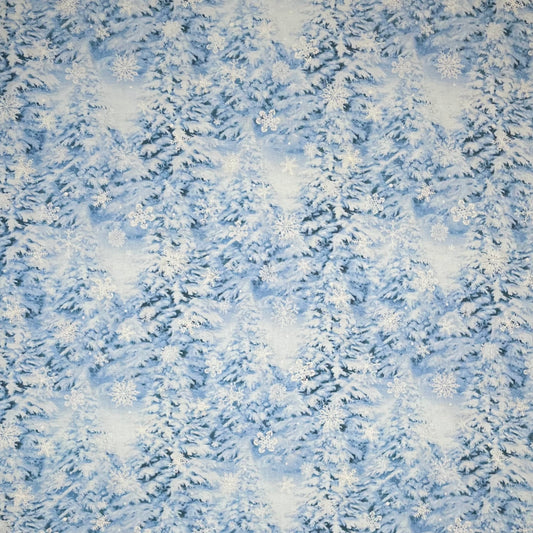 BLUE SNOWY TREES 28217-46