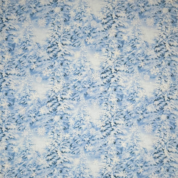 BLUE SNOWY TREES 28217-46