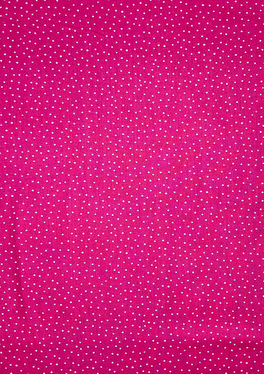 LORALIE DESIGNS DINKY DOTS 692-220 BRIGHT PINK