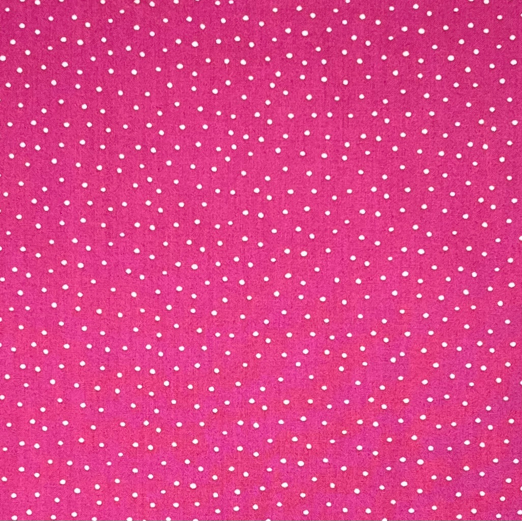 LORALIE DESIGNS DINKY DOTS 692-220 BRIGHT PINK