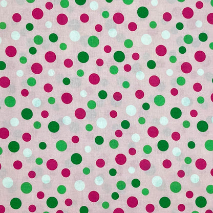 CRAZY FOR DOTS PINK & GREEN 8172-2
