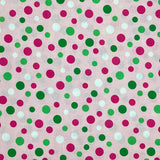 CRAZY FOR DOTS PINK & GREEN 8172-2
