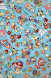 BLOSSOM TOSSED TURQUOISE 69-167 LORALIE DESIGNS