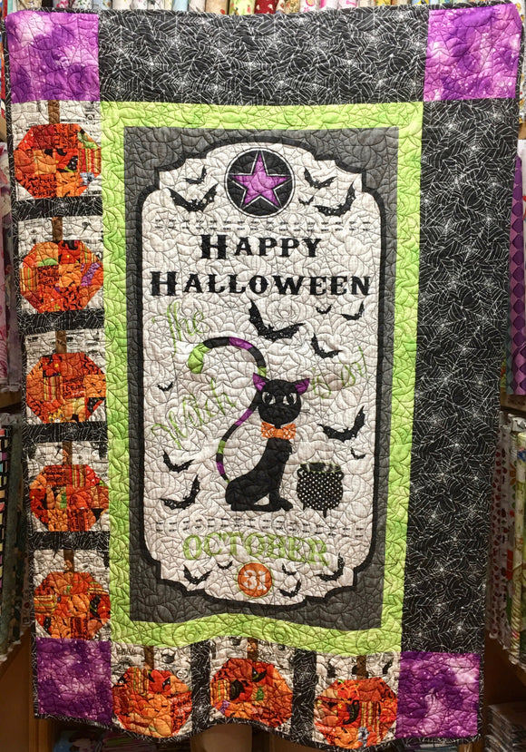 THE WITCH IS IN FINISHED QUILT
