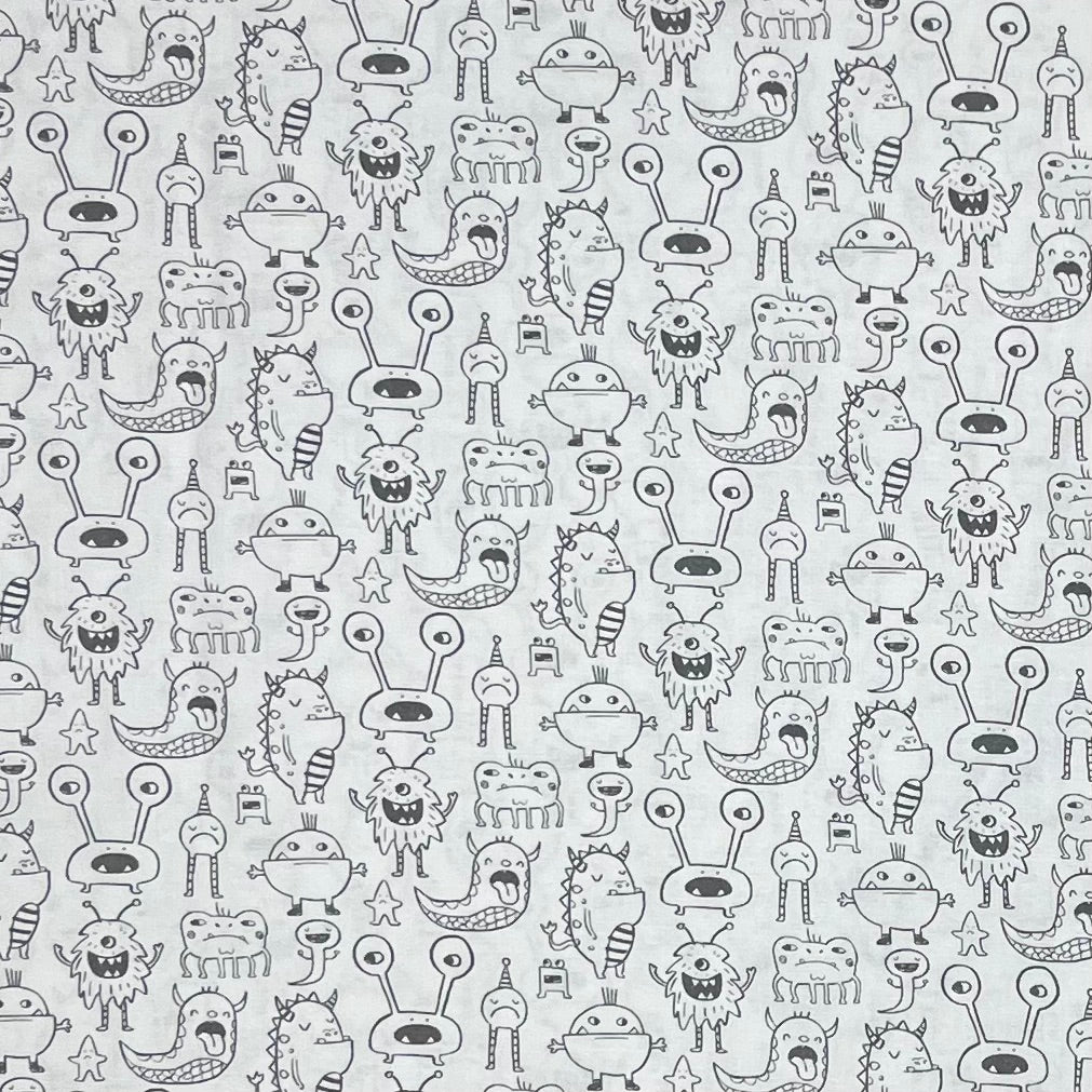 SUPER BAD MONSTERS Y2297-1 WHITE