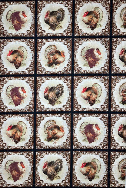 TURKEY TIME 13102-70 SQUARES