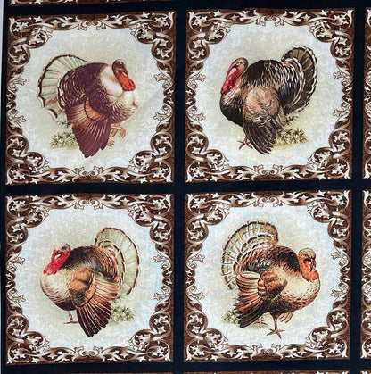 TURKEY TIME 13102-70 SQUARES
