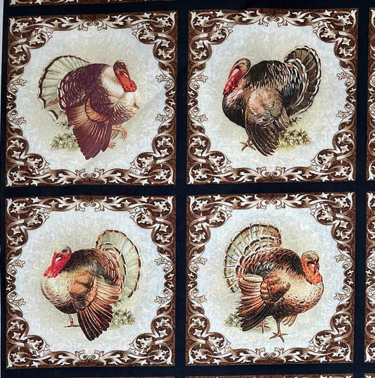 TURKEY TIME 13102-70 SQUARES