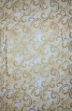 AUTUMN SPLENDOR 8419M METALLIC GOLD SWIRLS