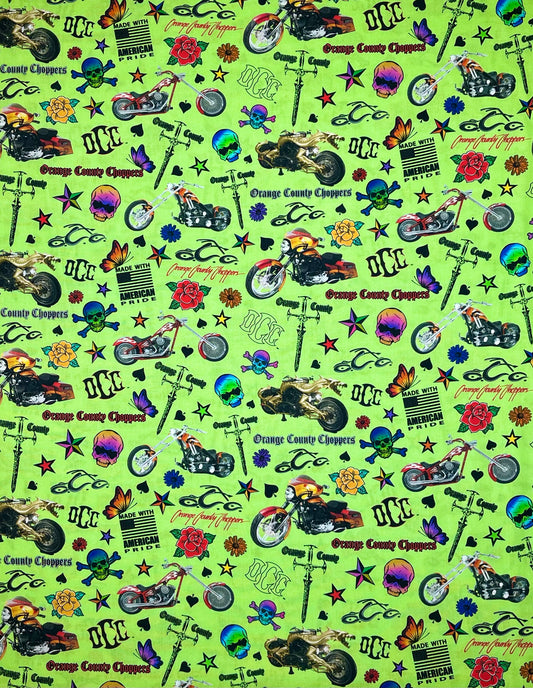 MOTORCYCLES LIME TATTOO 10641