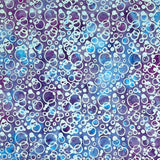 CIRCLES & BUBBLES MIXED BERRY 5181 BATIKS