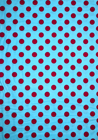 AQUA QUARTER DOTS CX3744