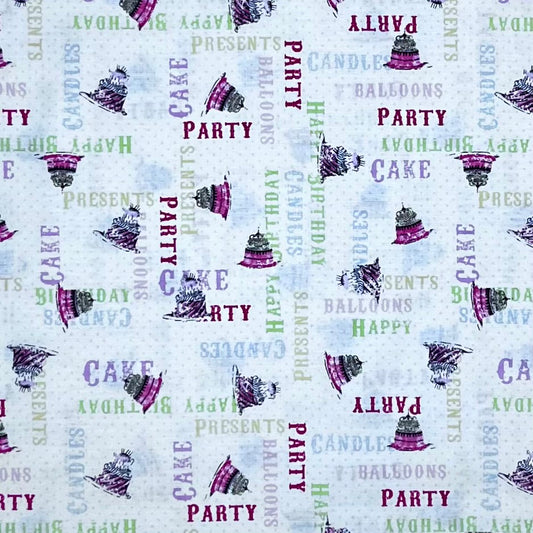 HULLABLOO Y1392-2 CAKE & WORDS