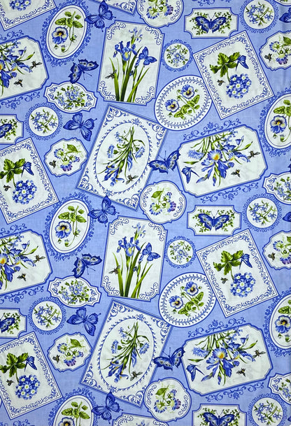 BOTANICAL BLUES 20457-42 FRAMES
