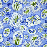 BOTANICAL BLUES 20457-42 FRAMES