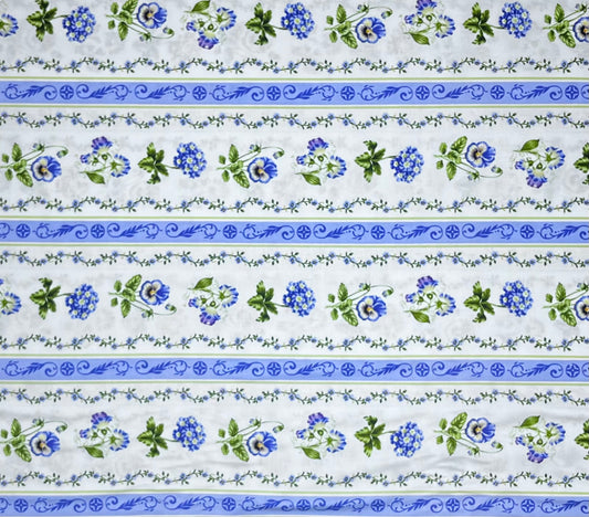 BOTANICAL BLUES 20459-11 PANSY