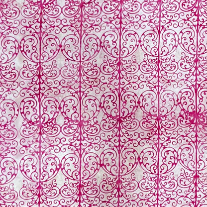 GARDEN PARTY GAZEBO 4210-406 RASPBERRY BATIK