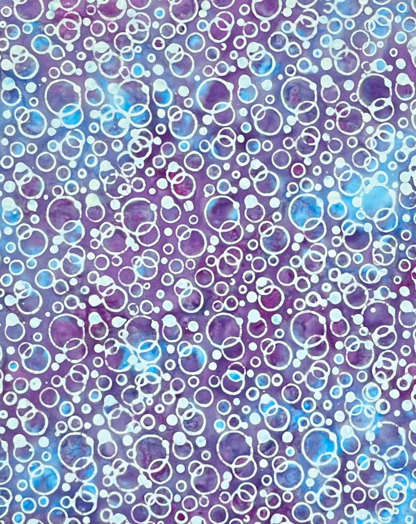CIRCLES & BUBBLES MIXED BERRY 5181 BATIKS