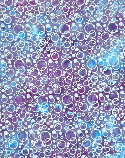 CIRCLES & BUBBLES MIXED BERRY 5181 BATIKS